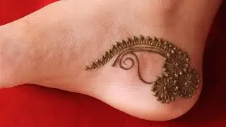 latest mehandi | Mehndi ka design, leg Mehndi design | Very beautiful stylish mehndi design for leg