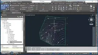 Editing the Surface Boundary and Surface Style in Civil 3D
