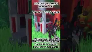 ⚠ Content Warning on Roblox | Content Disclaimer IC