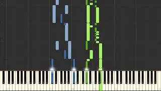 Jean Baptiste Lully - Marche pour la ceremonie des Turcs (piano solo) [Synthesia tutorial]