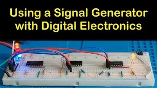 Using a signal generator with digital electronics - 