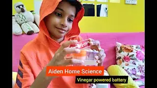 How to make a Vinegar Powered Battery at Home - My science experiments
