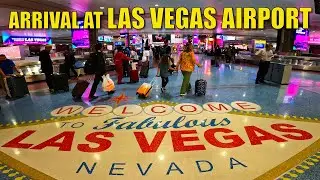 ✈ Your Virtual Arrival at LAS VEGAS AIRPORT, T1 D Gates