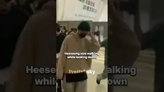 Jake rush to stop Heeseung from bumping into pole #enhypen #heeseung #jake #prettyksky