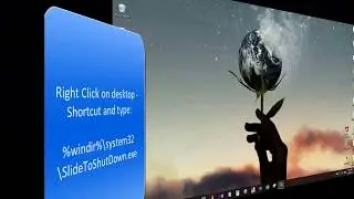 Slide to Shut Down, God Mode, Windows Master Control Panel shortcut