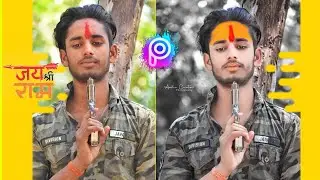 Ram navmi photo editing tutorial 2022 || How to edit ram navmi photo in picsart