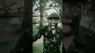 mandi dlu biar ganteng || vidio pendek short tentara lagi tranding 🇮🇩😱