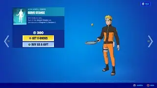 Fortnite SERVE STANCE Emote Showcase w Audio!