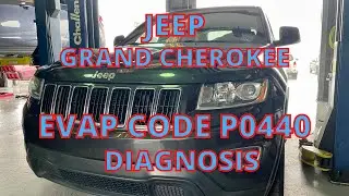 JEEP GRAND CHEROKEE, EVAP CODE P0440 DIAGNOSIS...