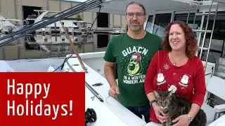 Happy Holidays, Sanfording Fun & Famous Tiny Houseboat AirBnB Tour