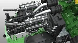 John Deere | 9000 Series  Animation Driveline