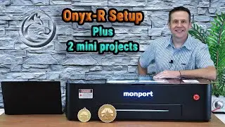Onyx-R Setup- Super Easy! #monport #laser #engraving #diy #woodworking #wood #co2 #laserengraving