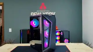 Gabinete Hayom GB1713 Com 4 Fans RGB Inclusas