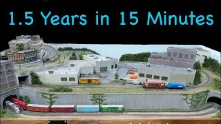 Complete 2’x4’ N Scale Layout Build Timelapse