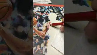 Michael Jordan 1985 Slam Dunk Contest Drawing