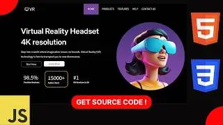 How To Build Landing Page Using HTML CSS And JavaScript