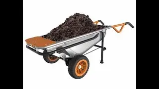 WG050 WORX AeroCart: 8-in-1 Multi-Function WheelBarrow Yard Cart