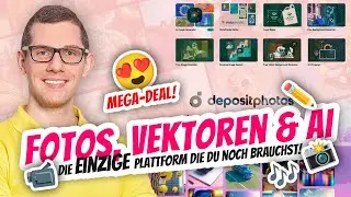 Depositphotos 😍 Fotos, Vektoren, Videos, Musik, Logo-Maker, CANVA Alternative ➕ AI-Bildtools