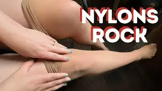 Nylons Try On | ASMR Sounds