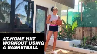 A HIIT Workout You Can Do At Home Using a Basketball