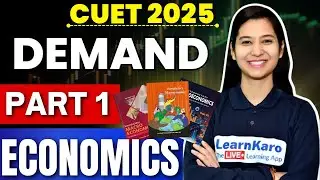 CUET 2025 Commerce | Part 1 - Demand | Lakshay Batch  ✅