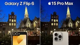 Samsung Galaxy Z Flip 6 VS iPhone 15 Pro Max Camera Test Comparison