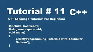 Control flow | How to use a while loop in C++ to control a program's execution | Tutorial # 11