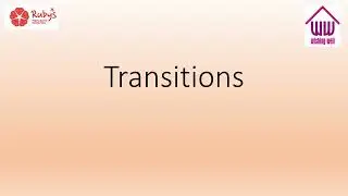 Transitions - supporting children with transitions