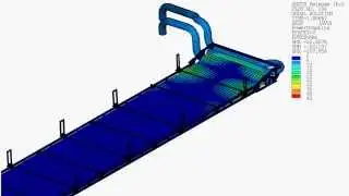 FEM analysis of heat exchanger