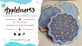 How to make the ITH Embroidery Hotpad from Smartneedle using a Brother Entrepreneur PR1X