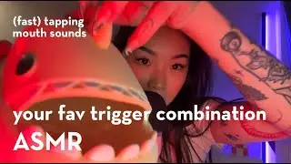 ASMR | your FAVORITE trigger combination! | mouth sounds and fast tapping 🤤🥴