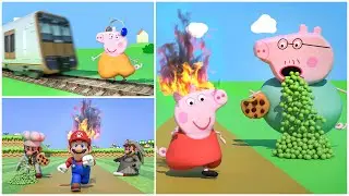 Super Mario & Peppa Pig & Dumb Ways to Die 🍄😂 NOT FOR KIDS!!! FAST