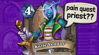 MAKE PRIEST SUFFER!! ...by hitting yourself. Pain Quest Priest! | Darkmoon Faire | Hearthstone