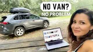 Living in my Toyota RAV4 at a free campsite in Florida | Ep 06