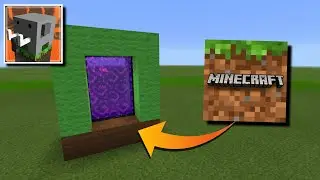 How To Make A Portal To The Minecraft PE Dimension in Craftsman: Building Craft