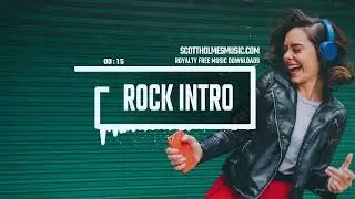 Energetic Rock Background Music for Podcasts & Youtube Channel Intros | FREE CC MP3 DOWNLOAD