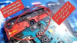 Question | Why Phone Board being burned near from network antina?