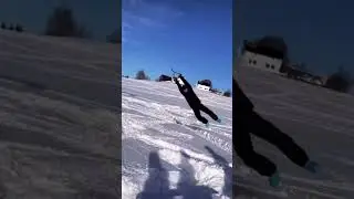 Darwin Award in 3…2…1….                        #voiceover #audio #tractorswing #skiing #snowboarding