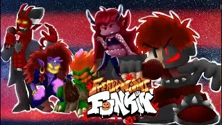 Friday Night Funkin' Halloween Skin Designs (Speed-paint Drawing)