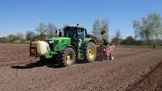 DokaGene Высадка картофеля, картофелесажалки Kverneland.