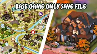 Sims 4 Save file that's BASE GAME ONLY! | The Sims 4 Save File Overview
