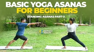 Basic standing asanas for beginners | Part 2