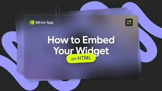 Embed Instagram Feed on html - Mirror App