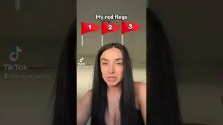 what are my red flags tiktok filter #tiktok #tiktokvideo #tiktokfilter #youtube #redflags #single