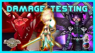 Summoners War | Iris Damage Testing  + DB10 & NB10 Speed Runs !