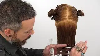 How to cut hair straight | Creating a precision bottom edge