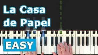 La Casa de Papel (Money Heist) - My Life Is Going On - Piano Tutorial EASY