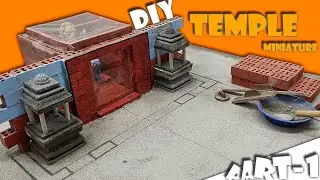 PART-1 Temple Miniature Building || #modhakondamma #videos #temple #viral #trendingvideos #trending