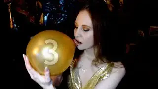 Blowing Up 3 Balloons for New Years! -  illooms LED Balloons (HIGHLIGHT VIDEO)  |  Balloon ASMR