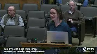 Planning & Zoning - Dec 15, 2022 - Castle Ridge Item